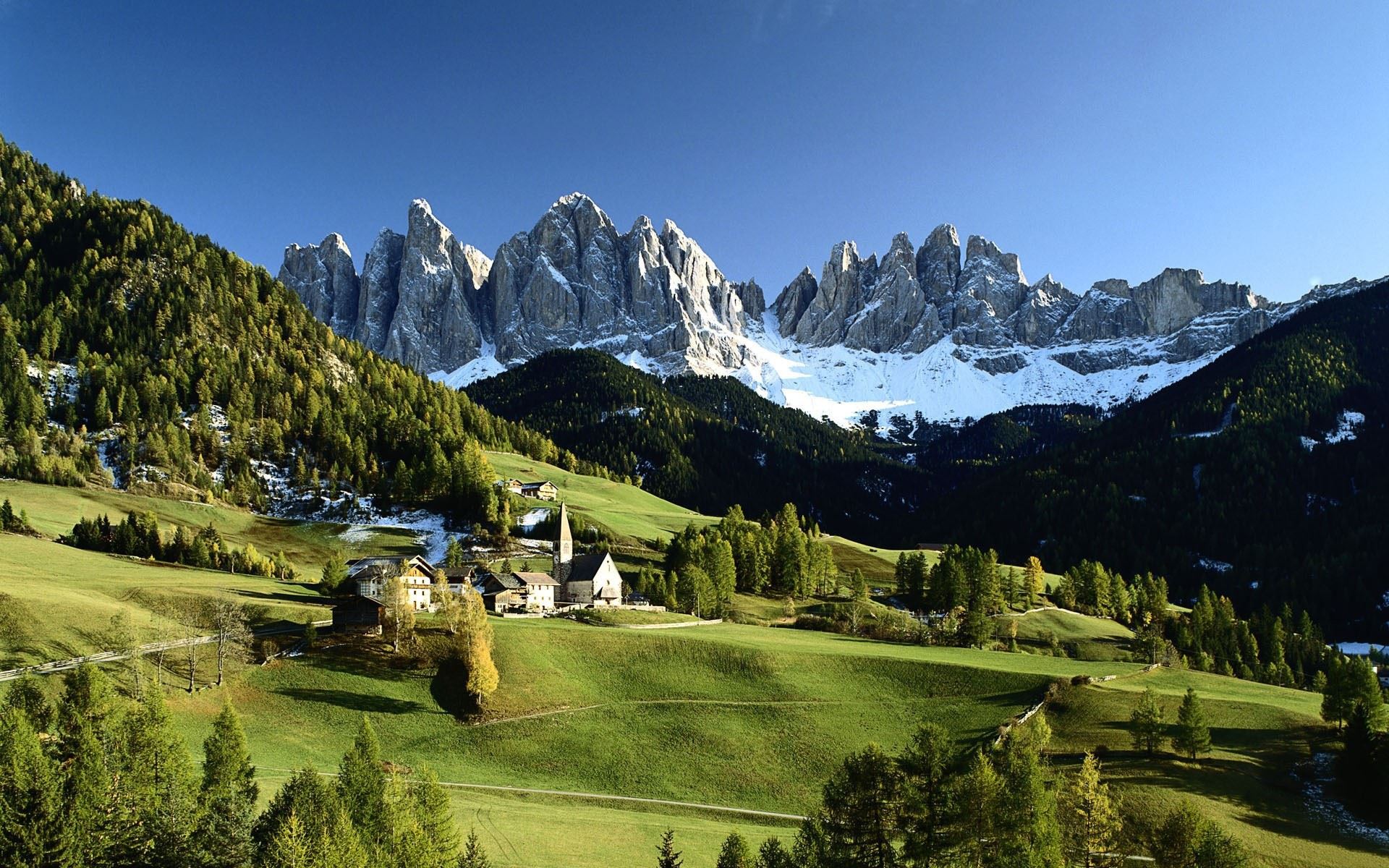 ♈ mountains, landscape, South Tyrol, nature, trees, outdoors, Alps | 1920×1200 -【唯美小筑】